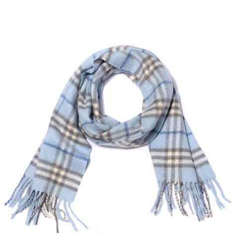 burberry scarf blue